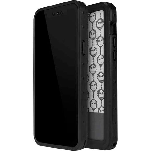 Disney The Nightmare Before Christmas Jack Skellington Face Expressions pattern iPhone 15 Waterproof Case